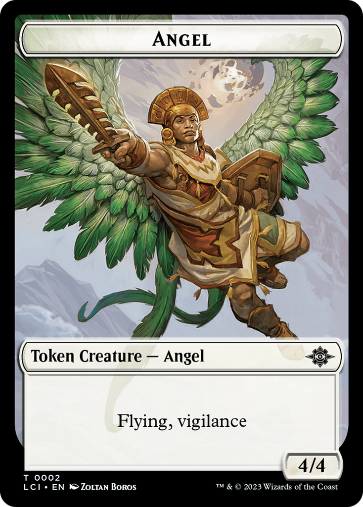 Magic: The Gathering - Angel Token - The Lost Caverns of Ixalan Tokens