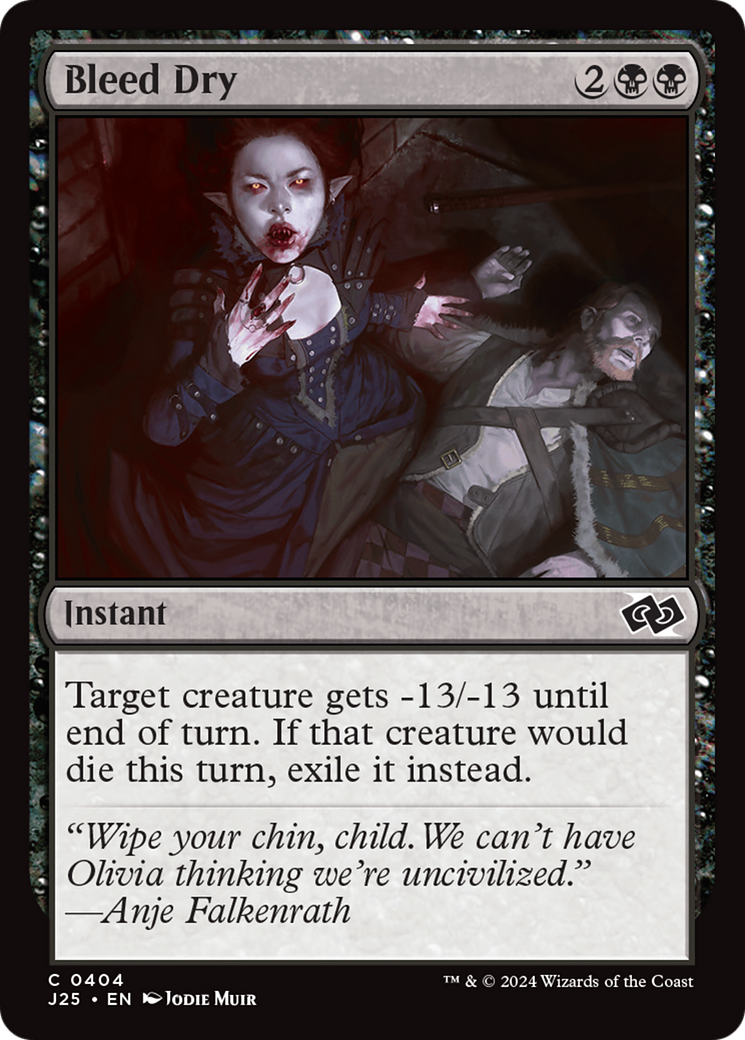 Magic: The Gathering - Bleed Dry - Foundations Jumpstart