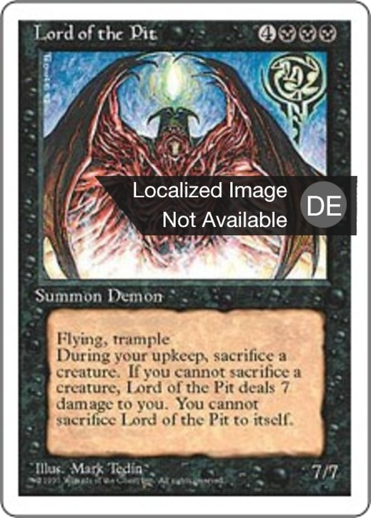 Magic: The Gathering - Fürst der Unterwelt - Fourth Edition