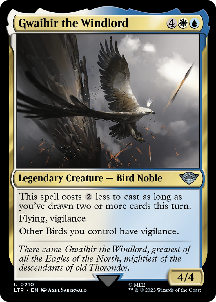 Magic: The Gathering - Gwaihir the Windlord Foil - The Lord of the Rings: Tales of Middle-earth