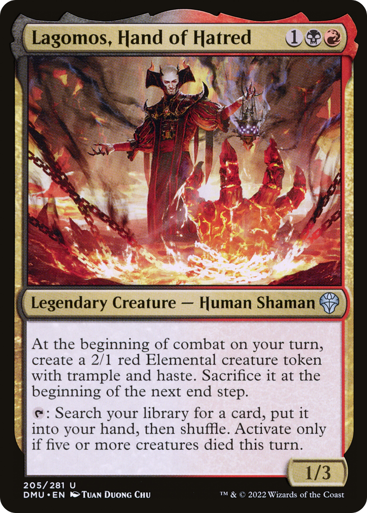 Magic: The Gathering - Lagomos, Hand of Hatred Foil - Dominaria United