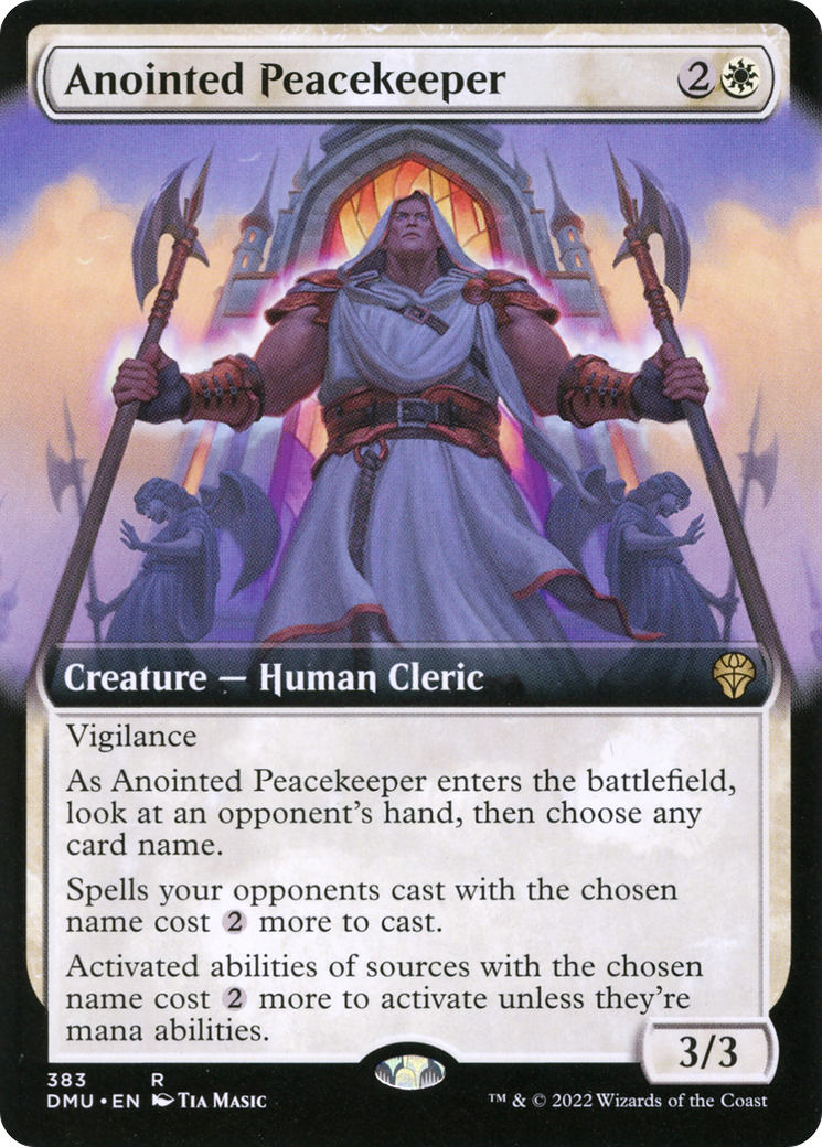 Magic: The Gathering - Anointed Peacekeeper Foil - Dominaria United