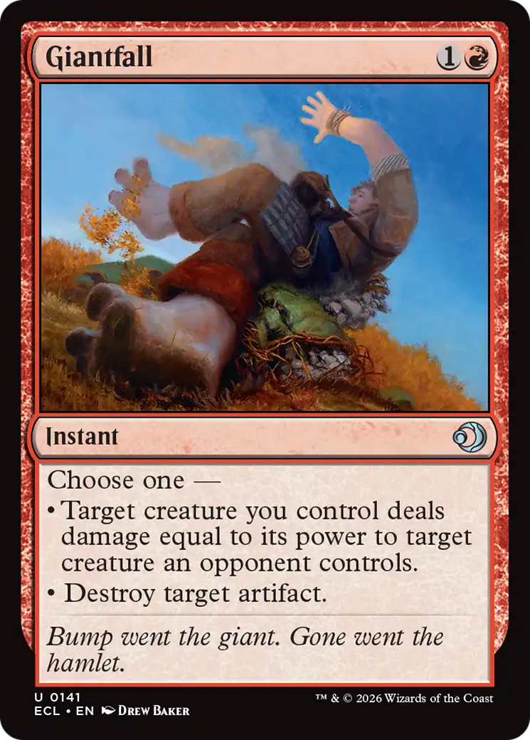 Magic: The Gathering - Giantfall Foil - Lorwyn Eclipsed