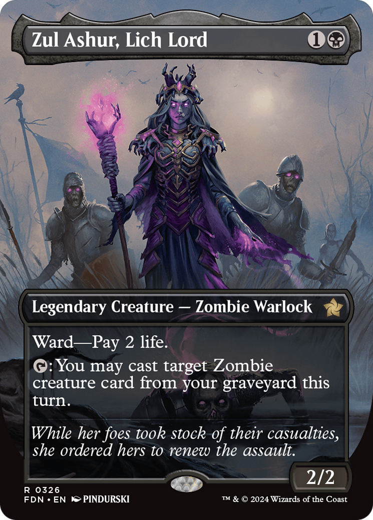 Magic: The Gathering - Zul Ashur, Lich Lord Foil - Foundations