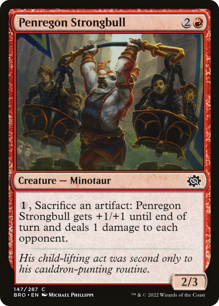 Magic: The Gathering - Penregon Strongbull Foil - The Brothers' War