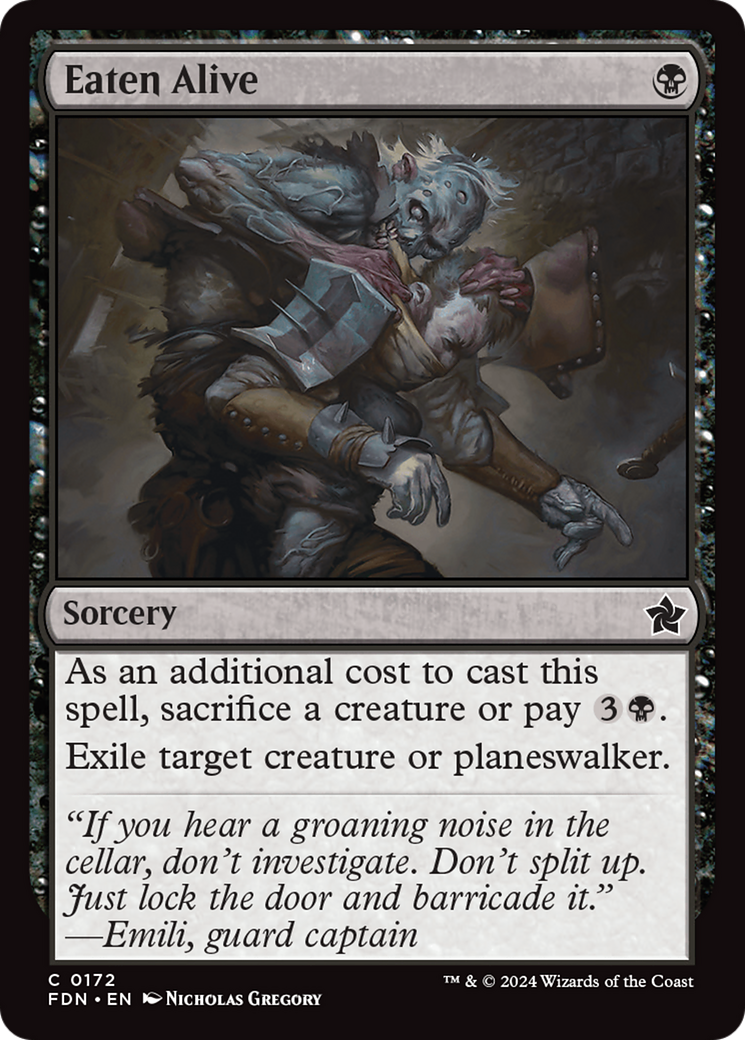 Magic: The Gathering - Eaten Alive Foil - Foundations