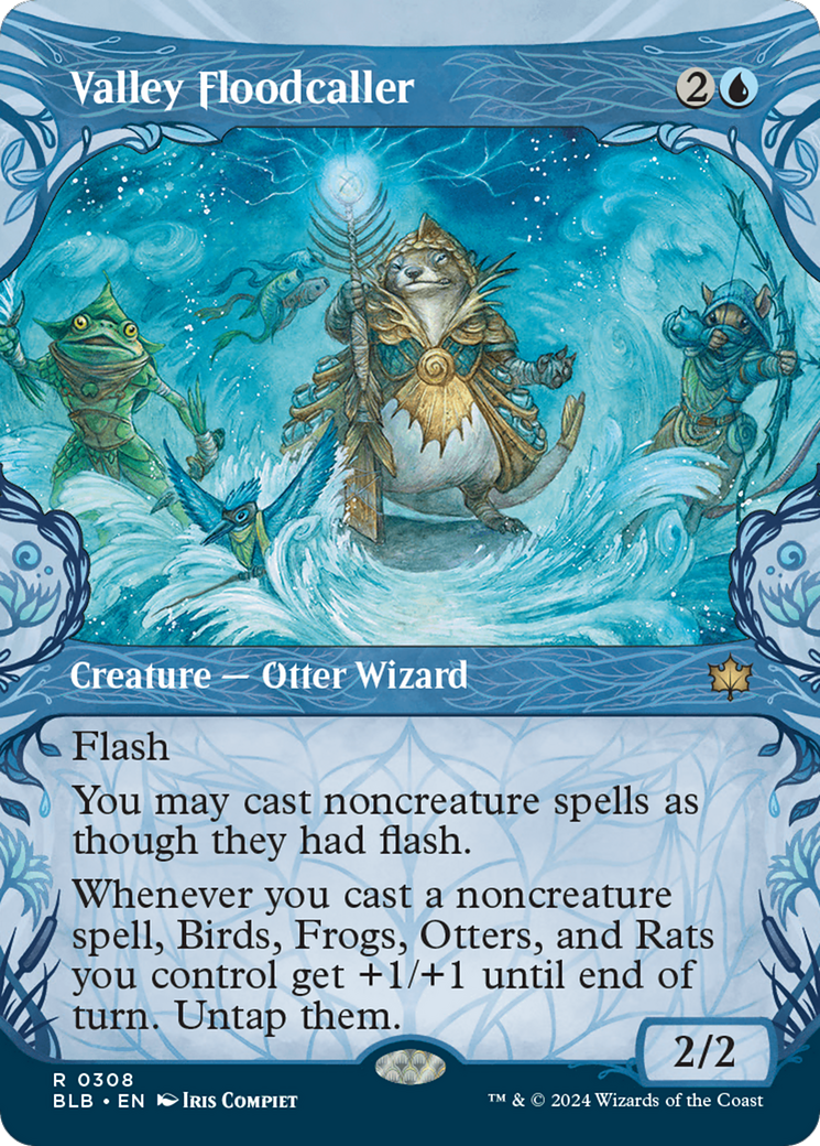 Magic: The Gathering - Valley Floodcaller Foil - Bloomburrow