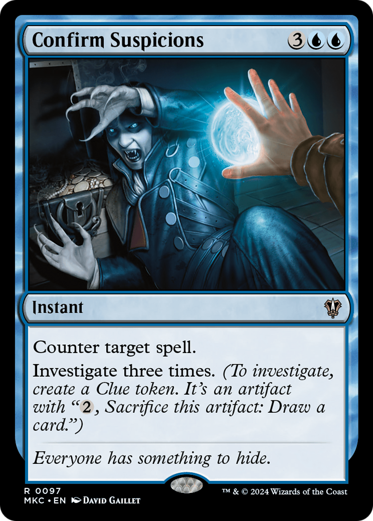 Magic: The Gathering - Confirm Suspicions - Murders at Karlov Manor Commander