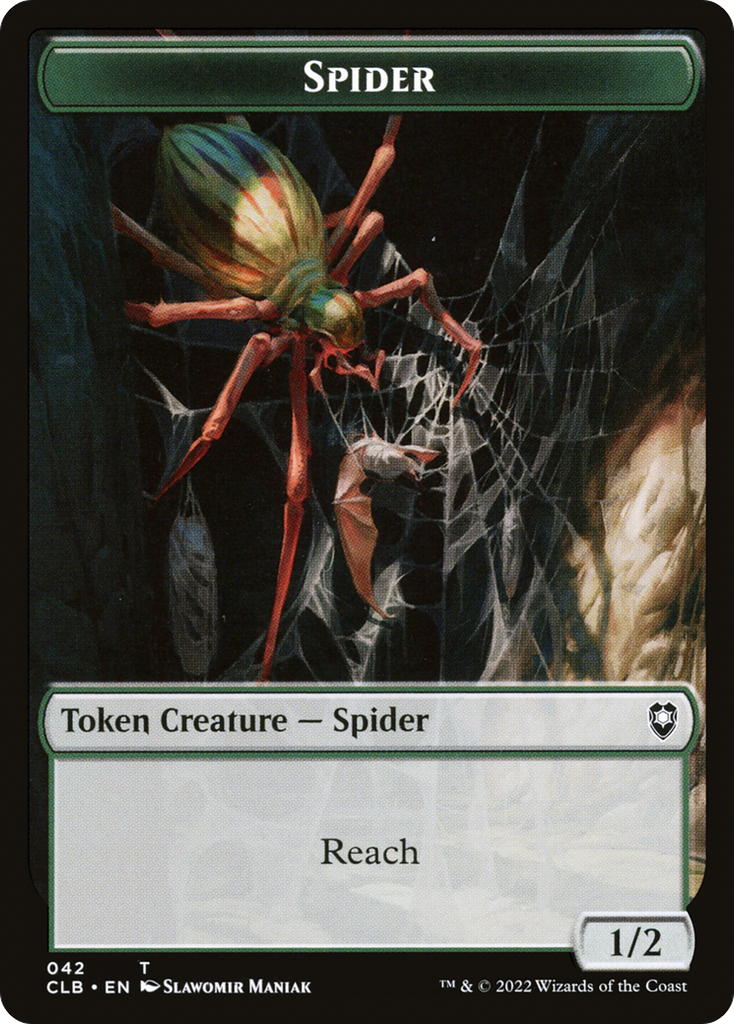 Magic: The Gathering - Spider Token - Battle for Baldur's Gate Tokens