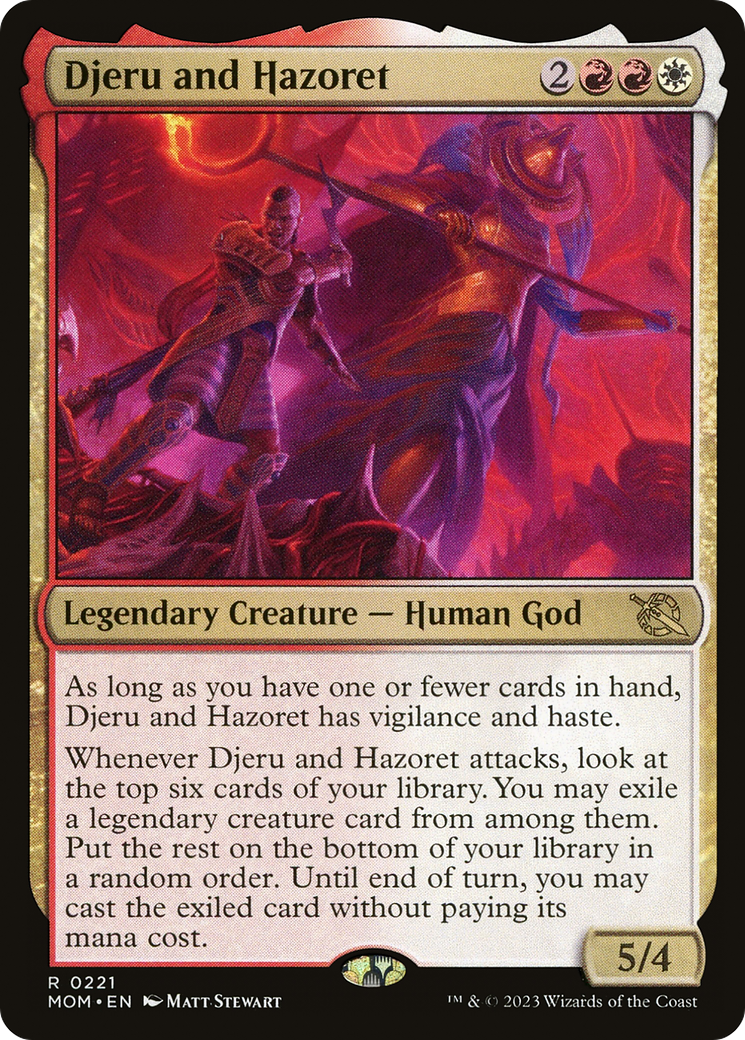 Magic: The Gathering - Djeru and Hazoret Foil - March of the Machine