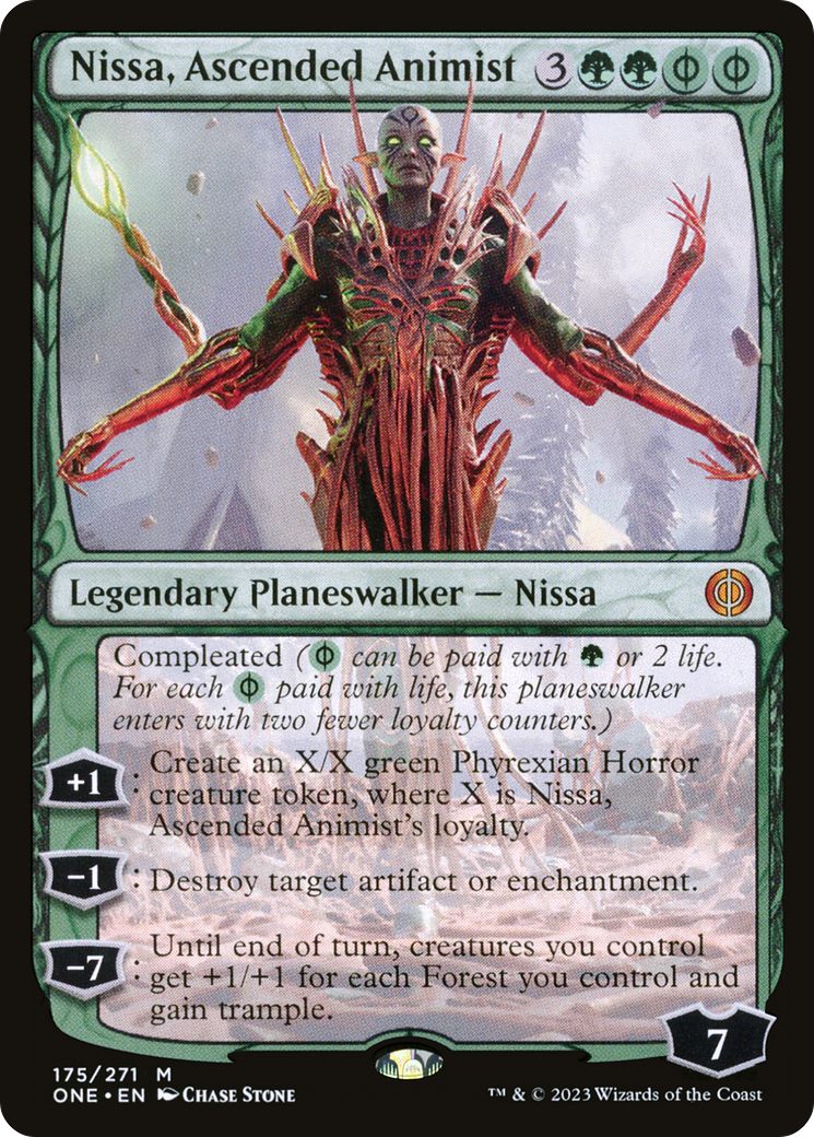 Magic: The Gathering - Nissa, Ascended Animist - Phyrexia: All Will Be One