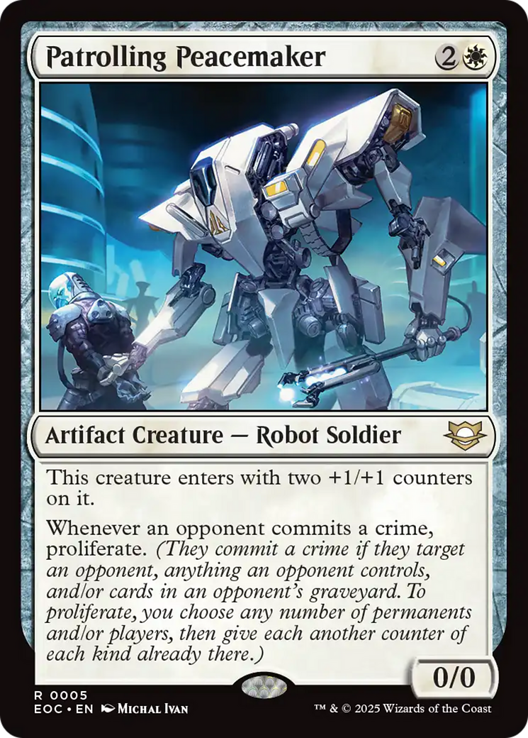 Magic: The Gathering - Patrolling Peacemaker - Edge of Eternities Commander