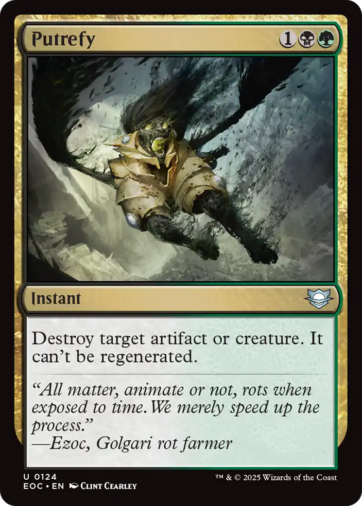 Magic: The Gathering - Putrefy - Edge of Eternities Commander