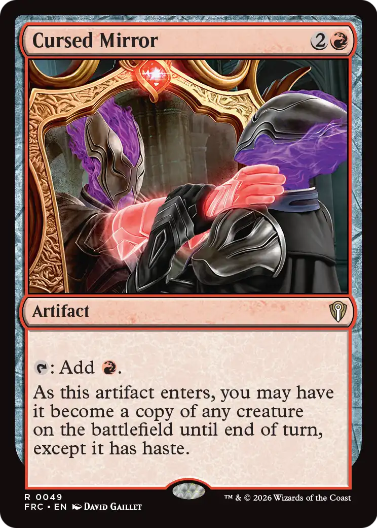 Magic: The Gathering - Cursed Mirror - Reality Fracture Commander