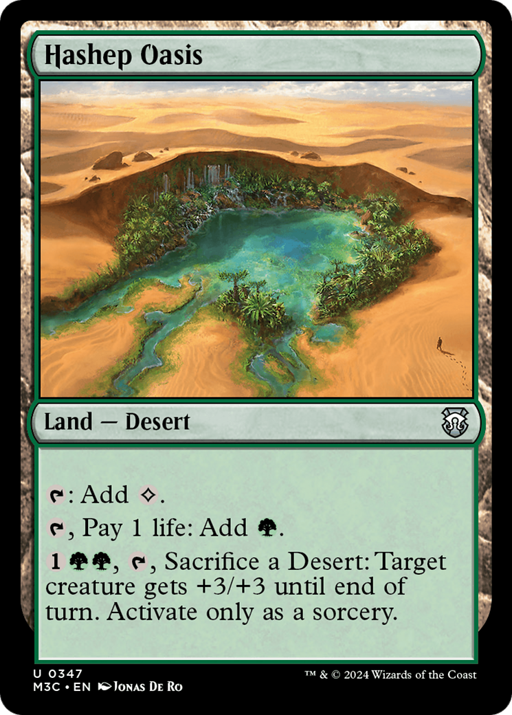 Magic: The Gathering - Hashep Oasis - Modern Horizons 3 Commander