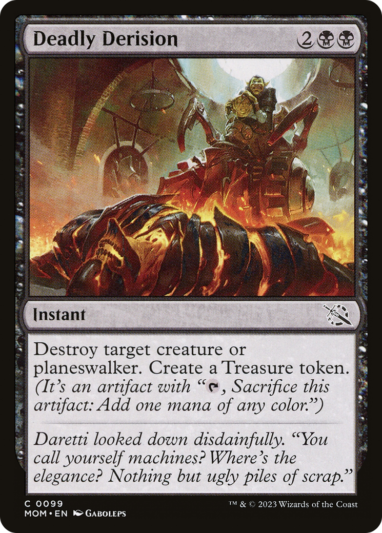 Magic: The Gathering - Deadly Derision Foil - March of the Machine