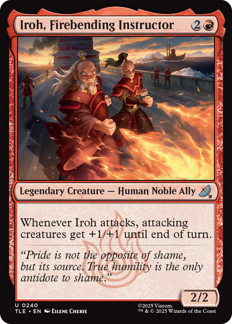 Magic: The Gathering - Iroh, Firebending Instructor - Avatar: The Last Airbender Eternal