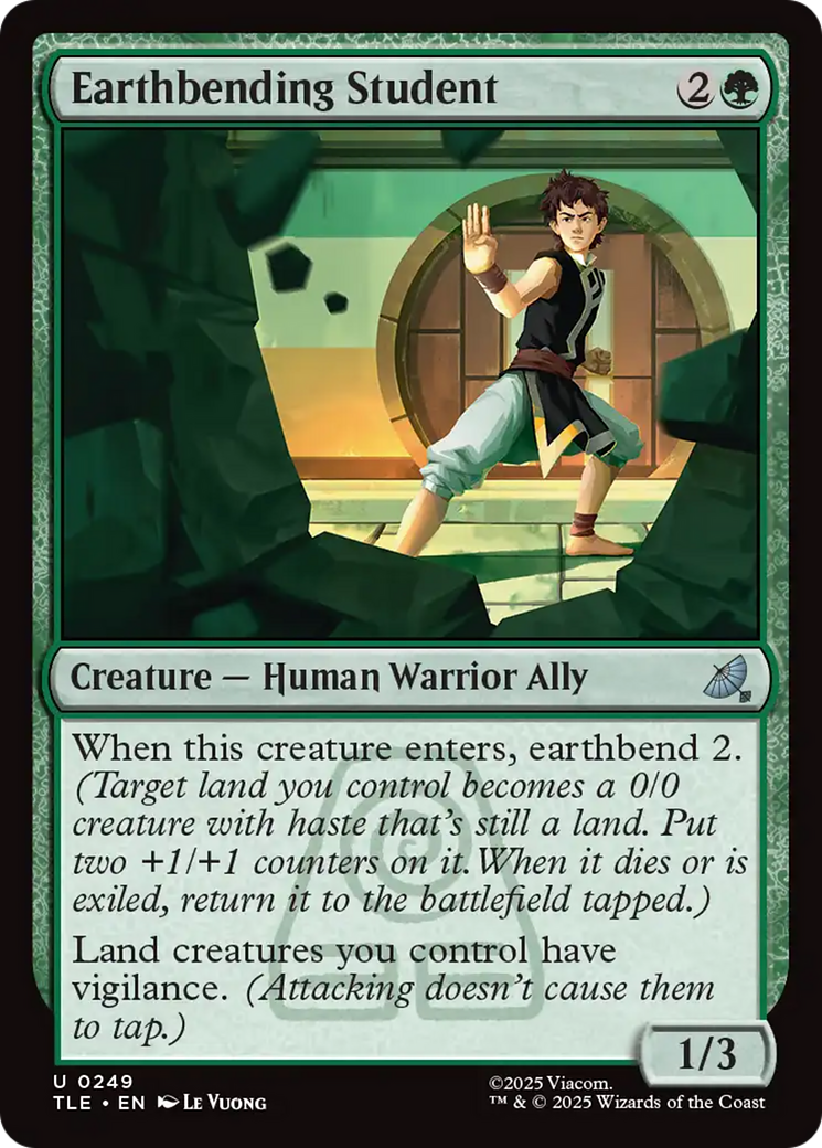 Magic: The Gathering - Earthbending Student Foil - Avatar: The Last Airbender Eternal