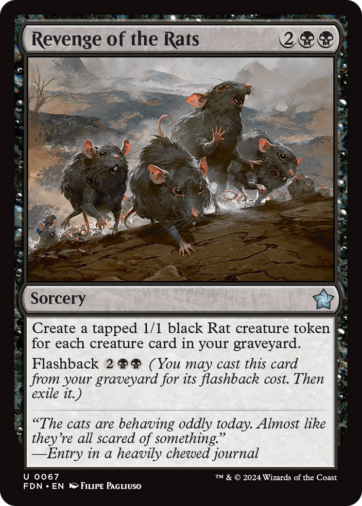 Magic: The Gathering - Revenge of the Rats Foil - Foundations