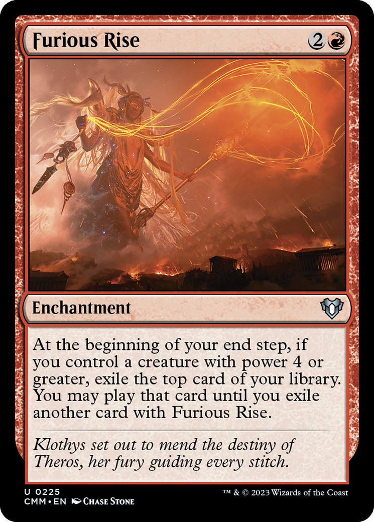 Magic: The Gathering - Furious Rise - Commander Masters