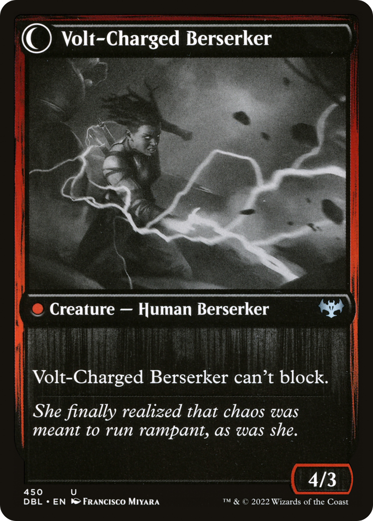 Magic: The Gathering - Voltaic Visionary // Volt-Charged Berserker - Innistrad: Double Feature