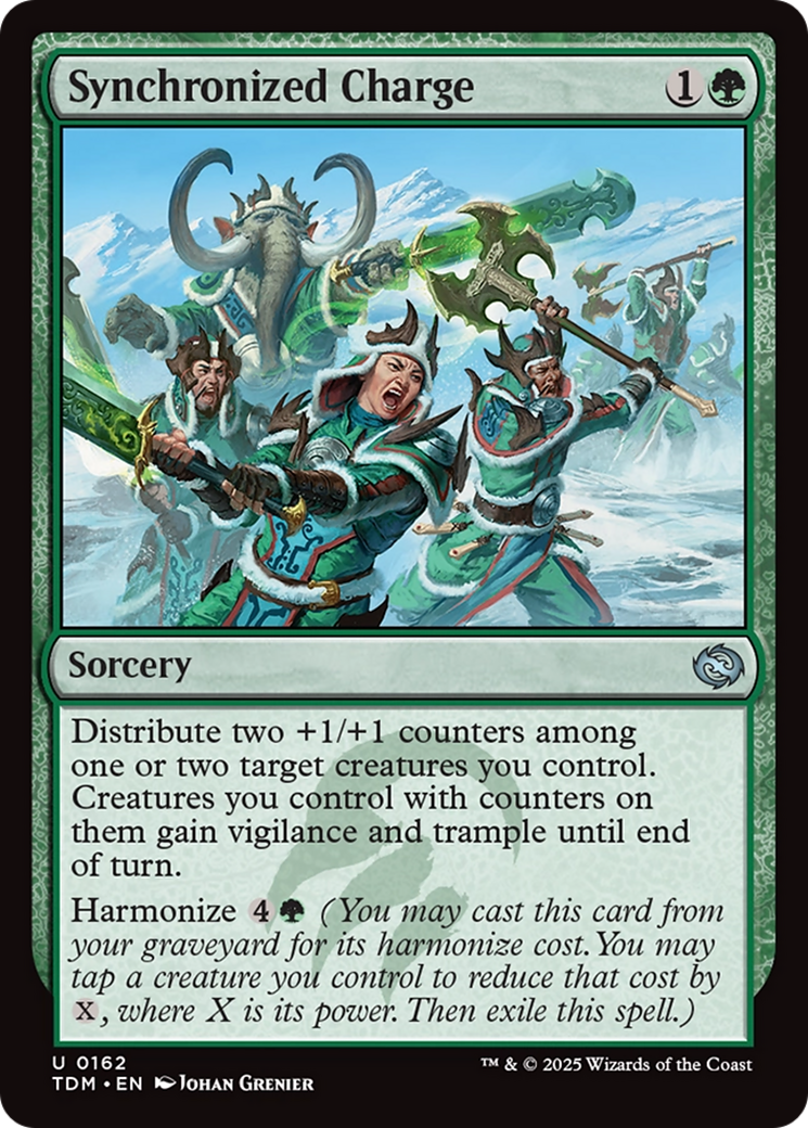 Magic: The Gathering - Synchronized Charge Foil - Tarkir: Dragonstorm