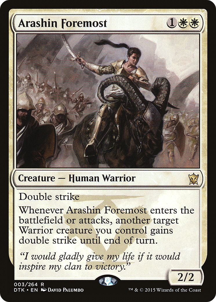 Magic: The Gathering - Arashin Foremost Foil - Dragons of Tarkir