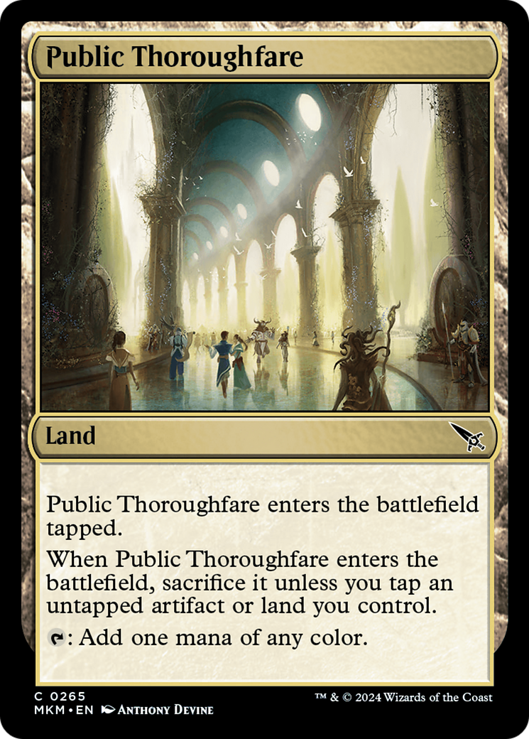 Magic: The Gathering - Public Thoroughfare - Murders at Karlov Manor