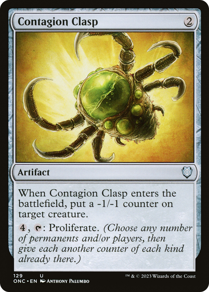 Magic: The Gathering - Contagion Clasp - Phyrexia: All Will Be One Commander