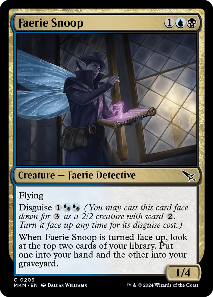 Magic: The Gathering - Faerie Snoop - Murders at Karlov Manor