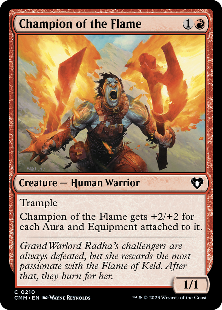 Magic: The Gathering - Champion of the Flame - Commander Masters