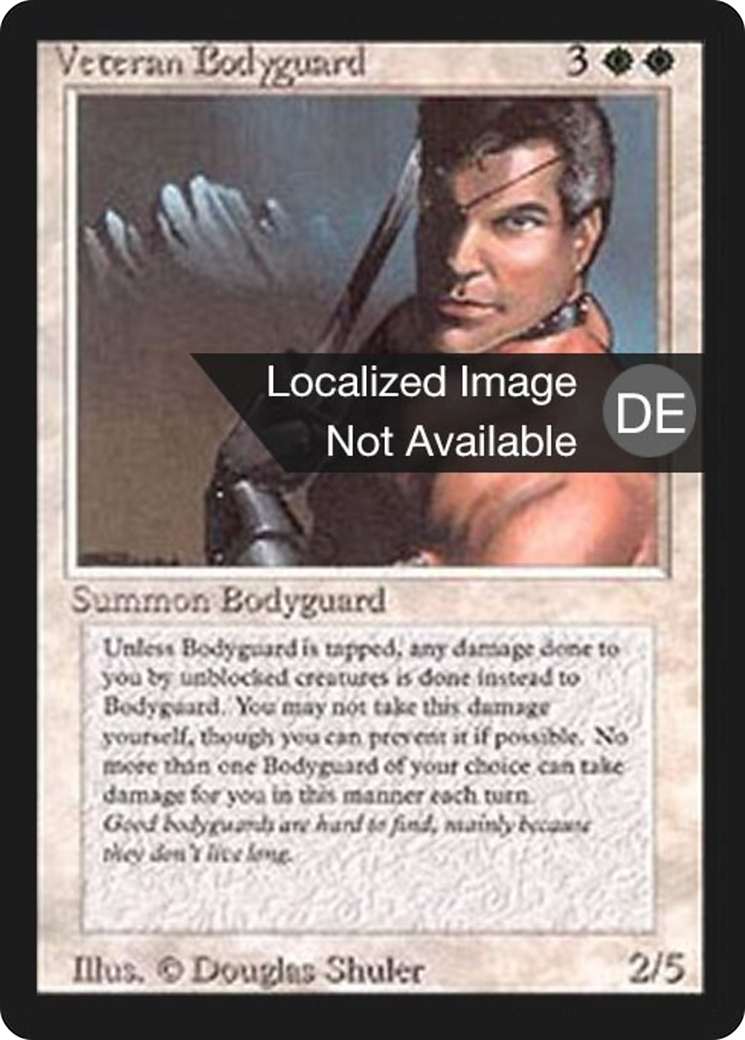 Magic: The Gathering - Bewährter Leibwächter - Foreign Black Border