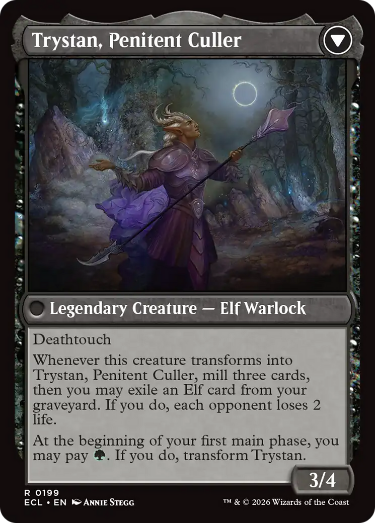 Magic: The Gathering - Trystan, Callous Cultivator // Trystan, Penitent Culler - Lorwyn Eclipsed