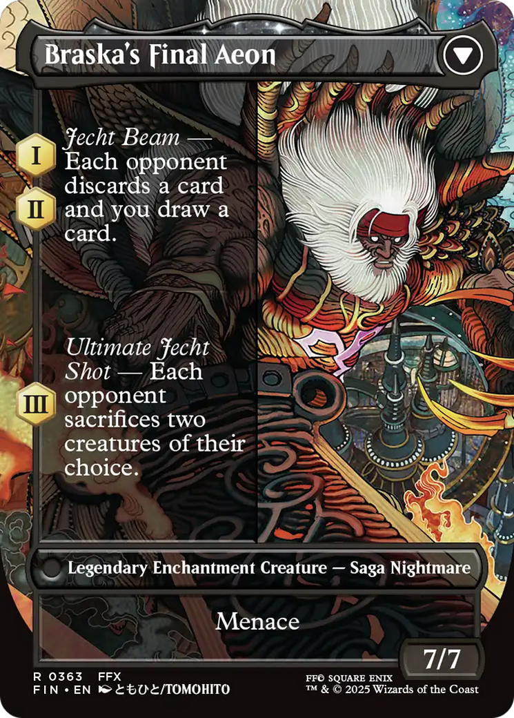 Magic: The Gathering - Jecht, Reluctant Guardian // Braska's Final Aeon Foil - Final Fantasy