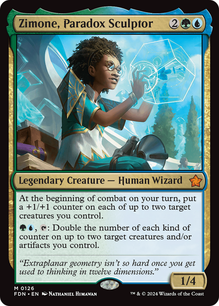 Magic: The Gathering - Zimone, Paradox Sculptor Foil - Foundations