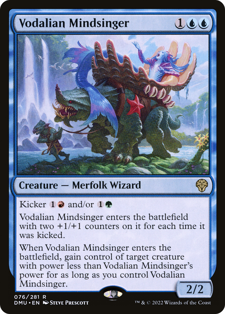 Magic: The Gathering - Vodalian Mindsinger Foil - Dominaria United