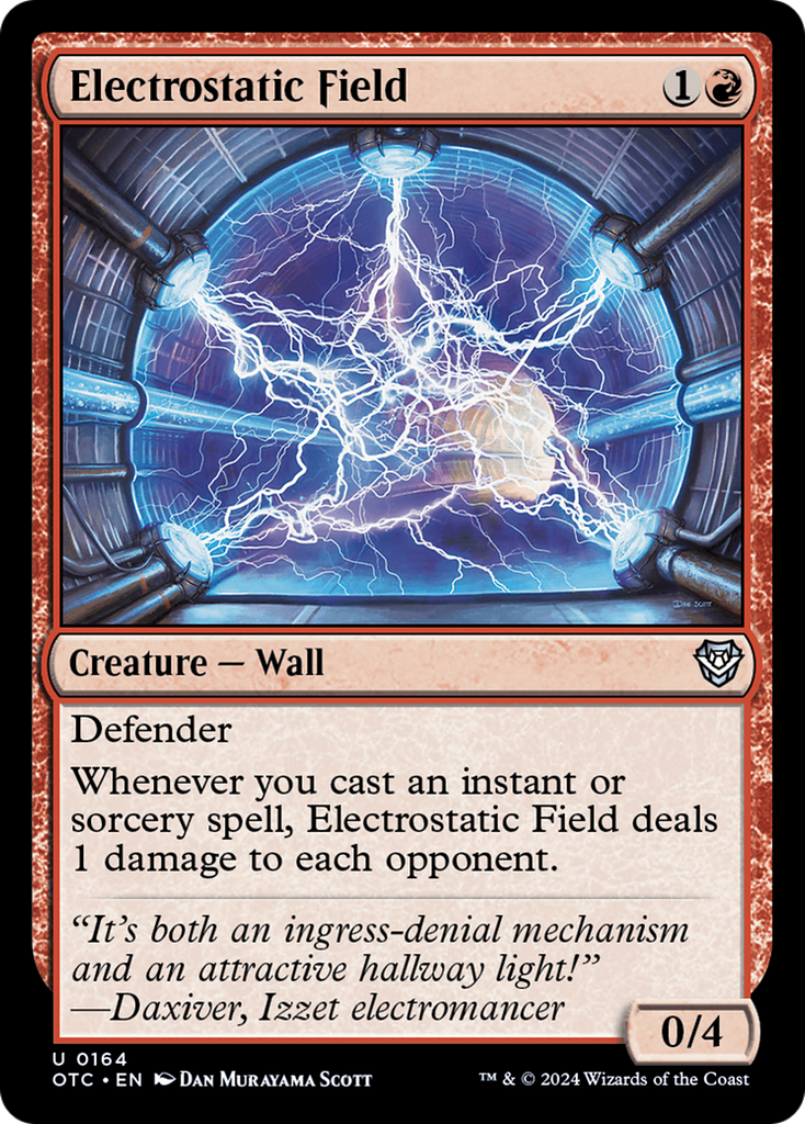 Magic: The Gathering - Electrostatic Field - Outlaws of Thunder Junction Commander