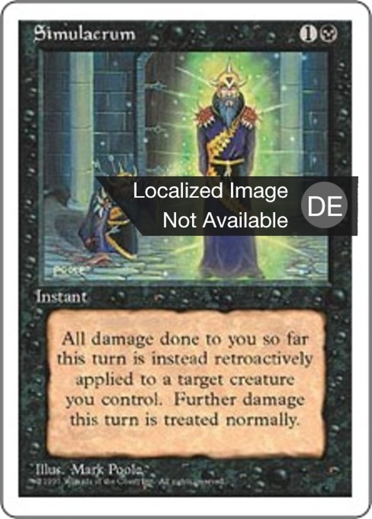 Magic: The Gathering - Simulakrum - Fourth Edition