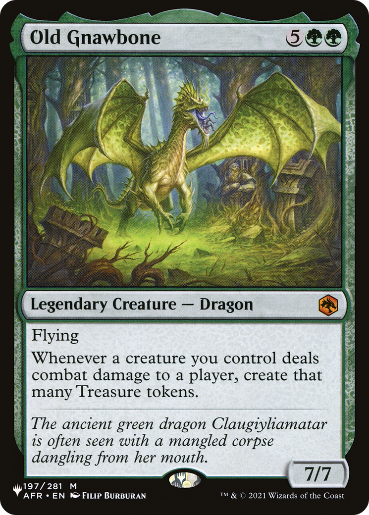 Magic: The Gathering - Old Gnawbone - The List