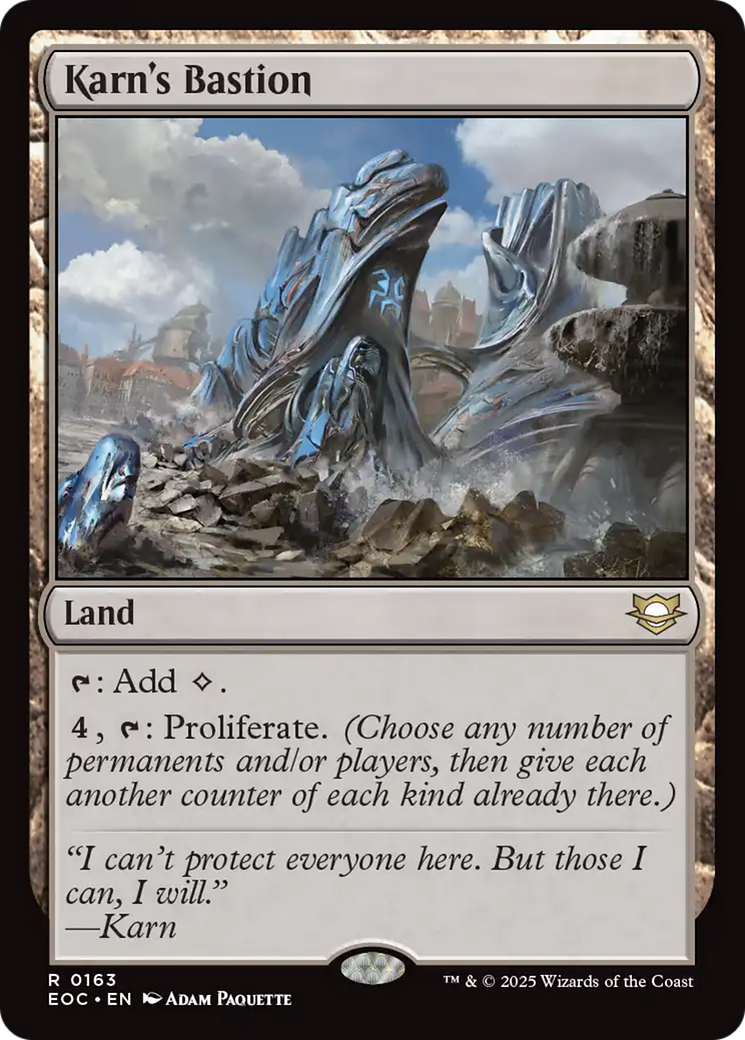 Magic: The Gathering - Karn's Bastion - Edge of Eternities Commander