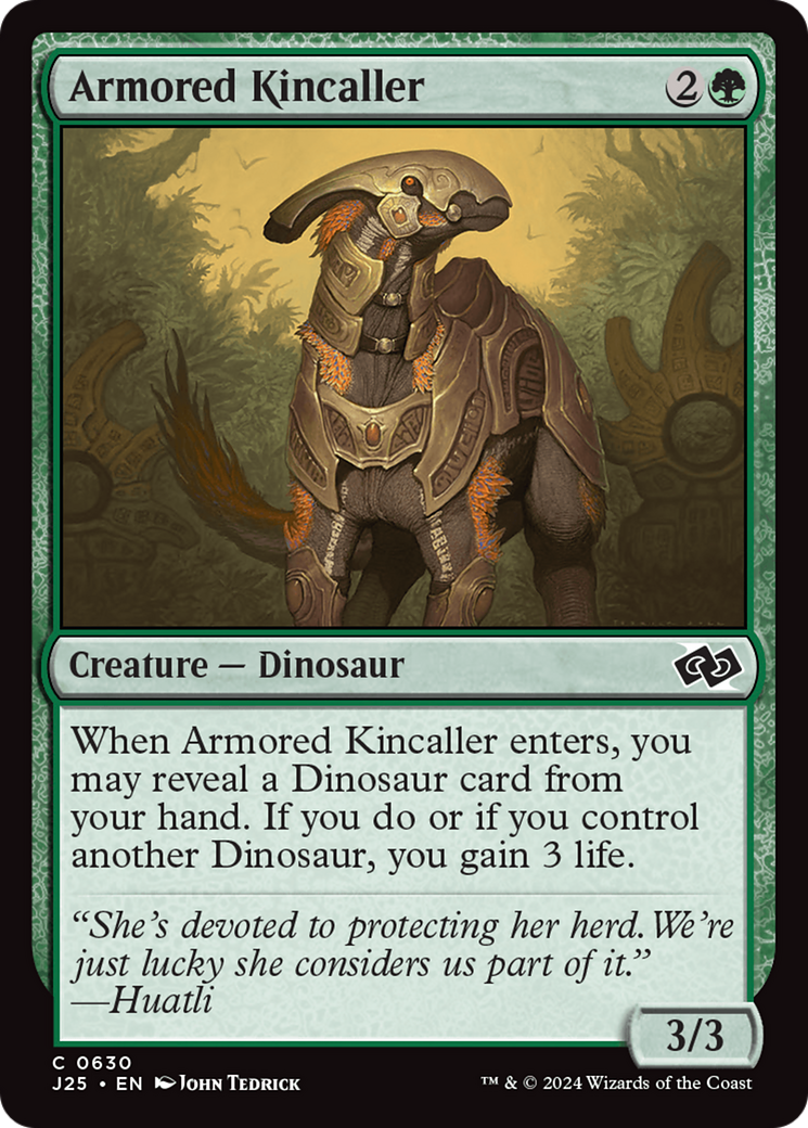 Magic: The Gathering - Armored Kincaller - Foundations Jumpstart