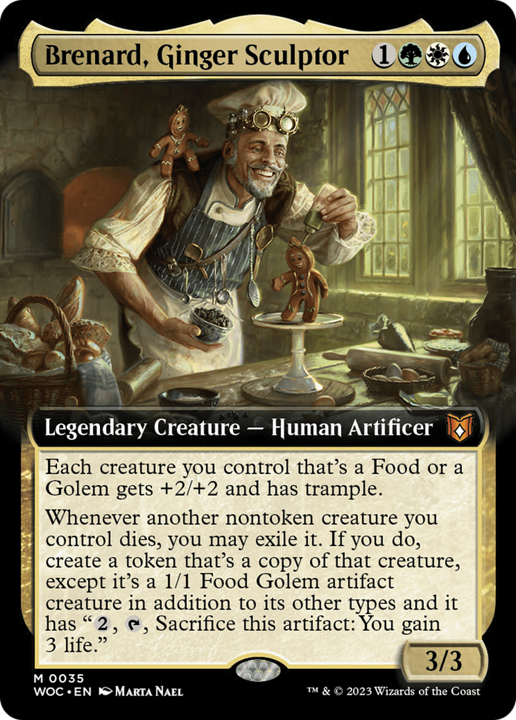 Magic: The Gathering - Brenard, Ginger Sculptor - Wilds of Eldraine Commander