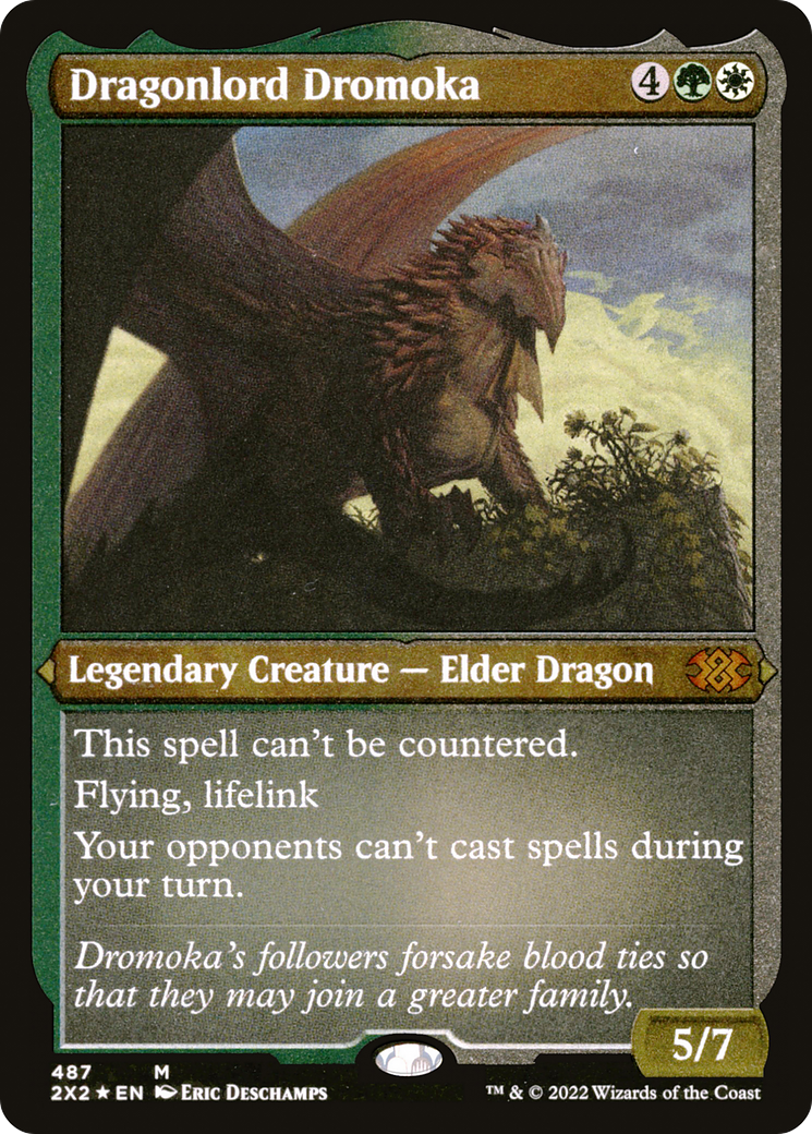 Magic: The Gathering - Dragonlord Dromoka Foil - Double Masters 2022