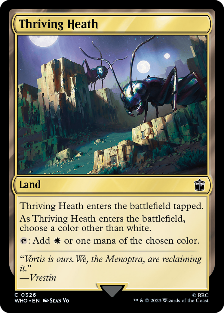 Magic: The Gathering - Thriving Heath - Doctor Who