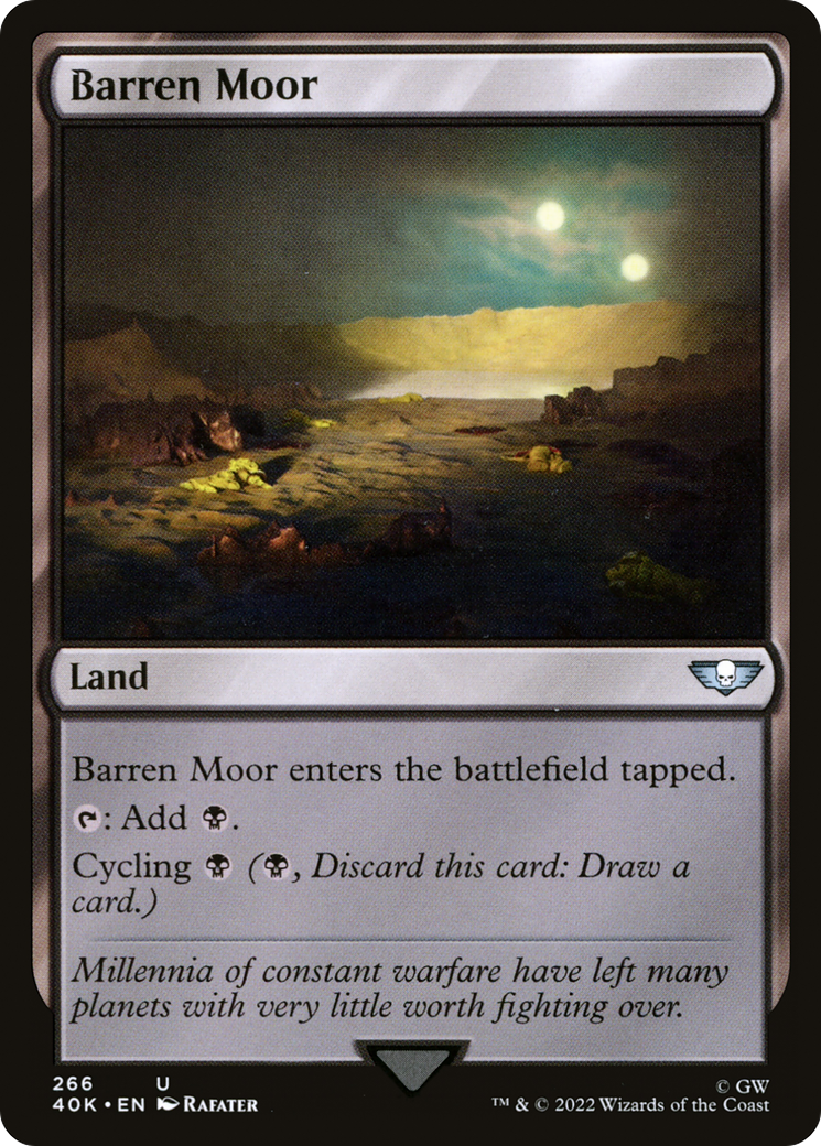 Magic: The Gathering - Barren Moor - Warhammer 40000 Commander