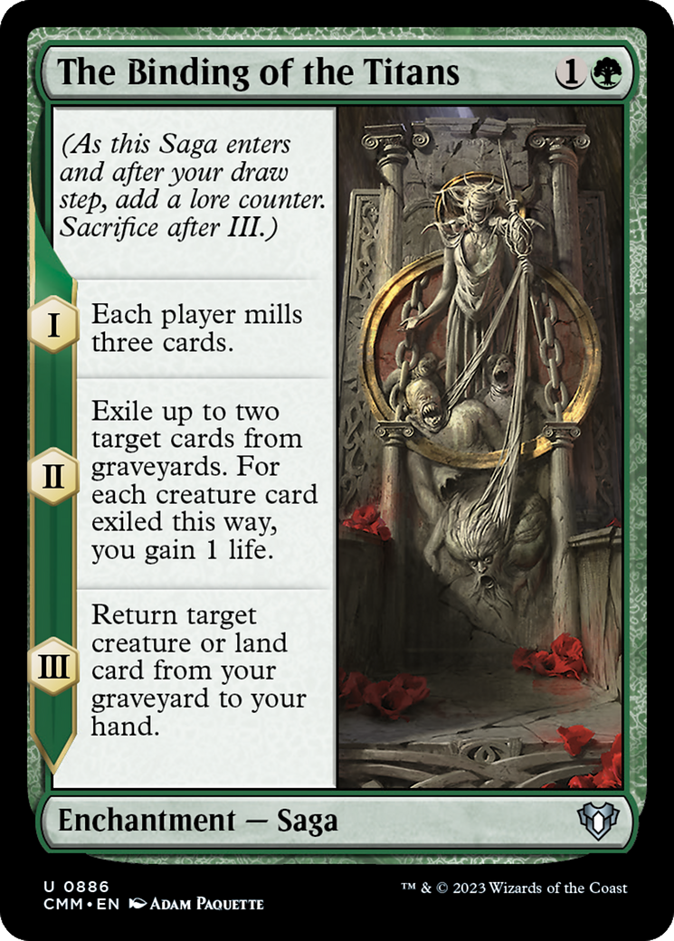 Magic: The Gathering - The Binding of the Titans - Commander Masters