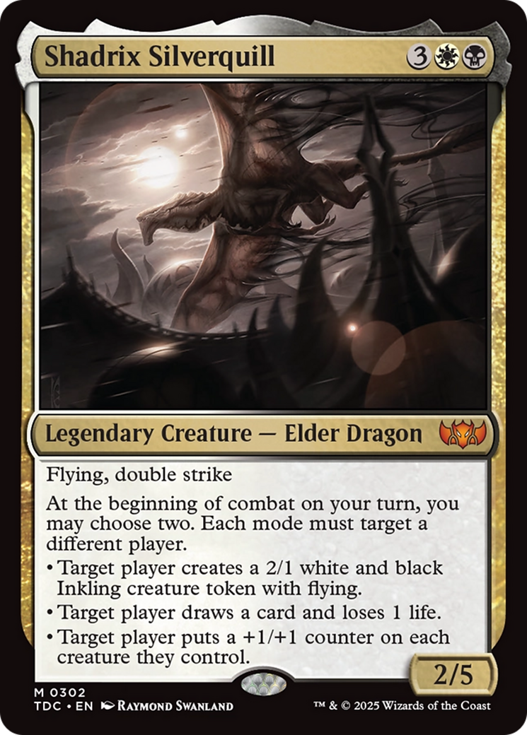 Magic: The Gathering - Shadrix Silverquill - Tarkir: Dragonstorm Commander