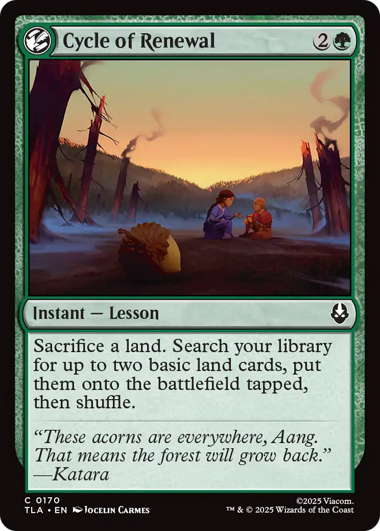 Magic: The Gathering - Cycle of Renewal - Avatar: The Last Airbender