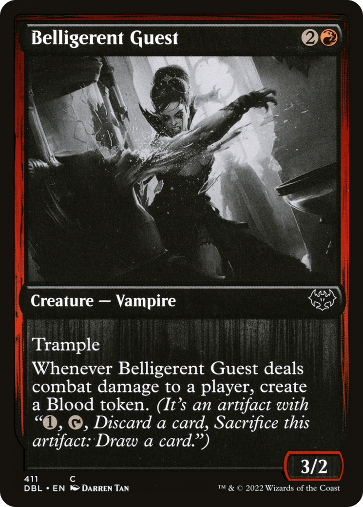 Magic: The Gathering - Belligerent Guest Foil - Innistrad: Double Feature