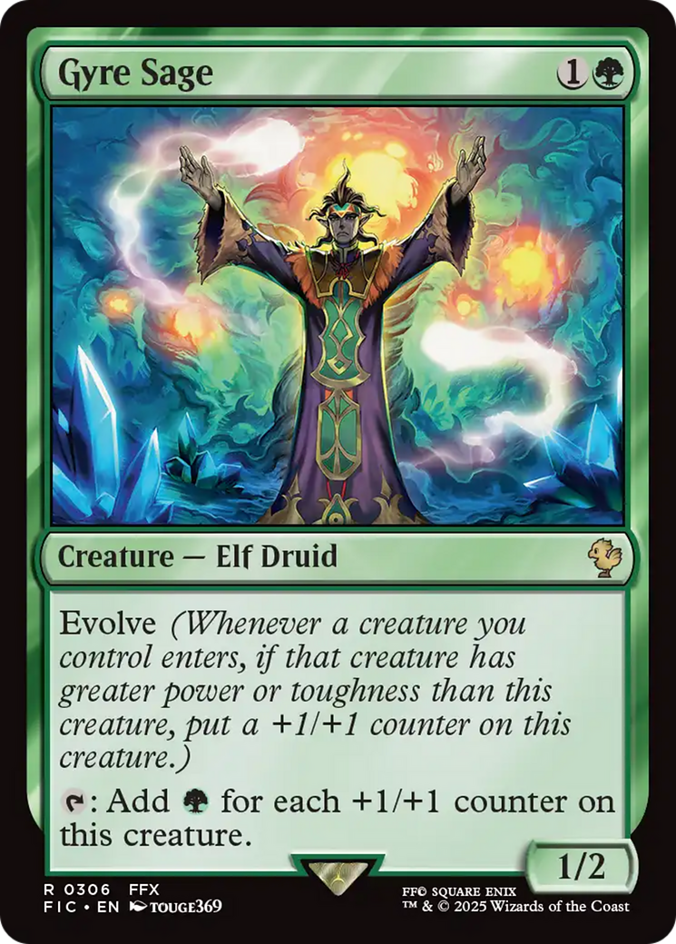 Magic: The Gathering - Gyre Sage - Final Fantasy Commander